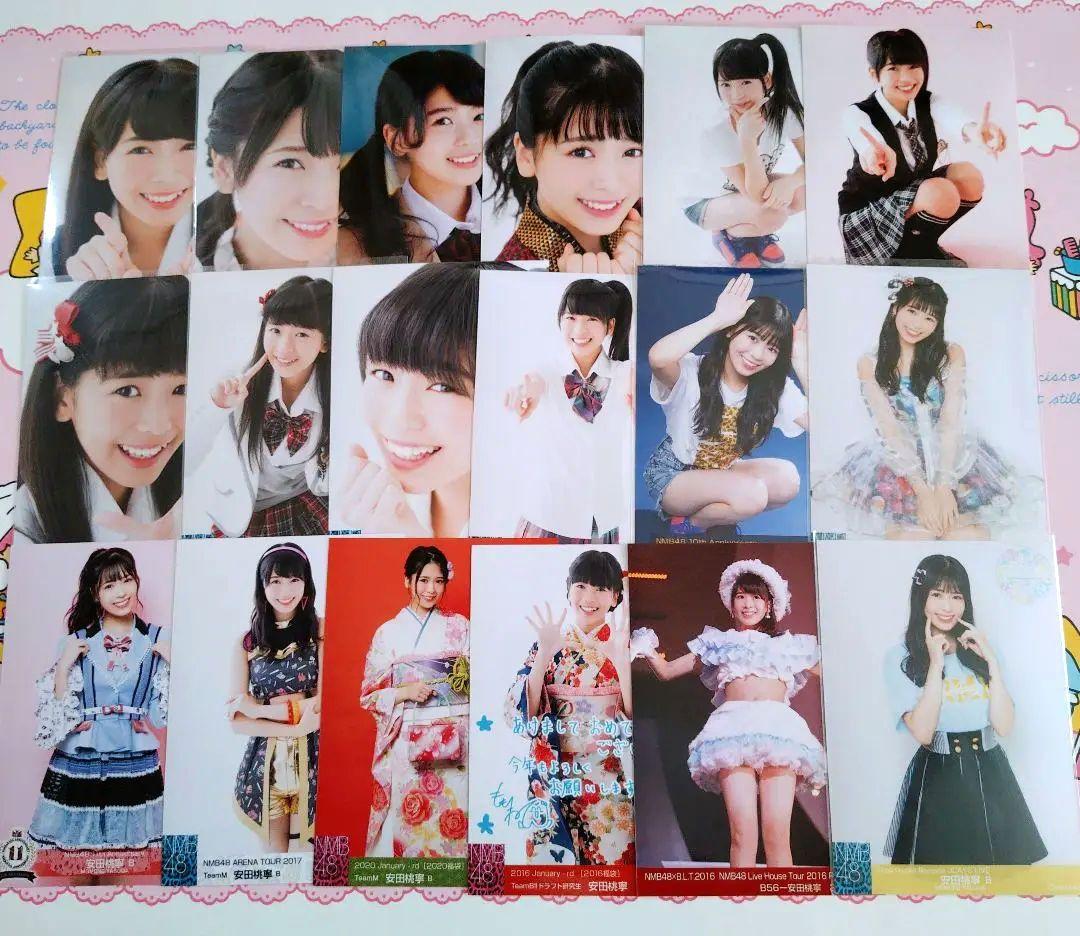 NMB48 ♡安田桃寧♡ 生写真 缶バッジ まとめ売り