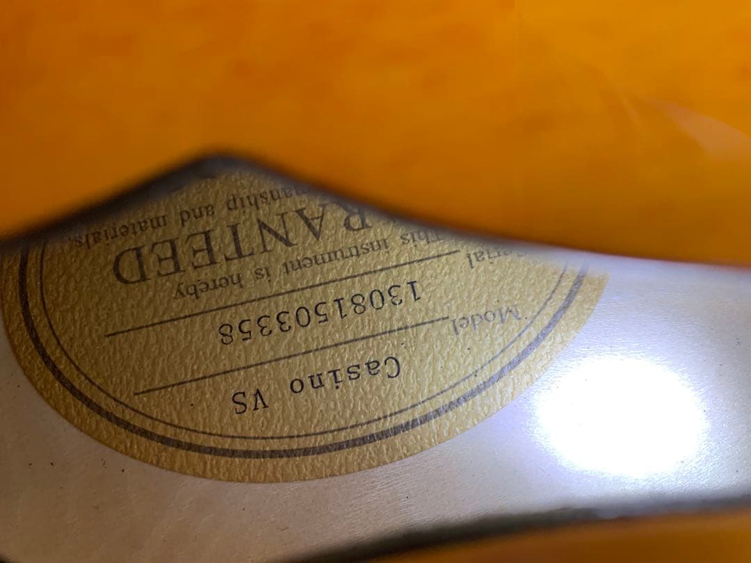 Epiphone セミアコースティックギター サンバースト