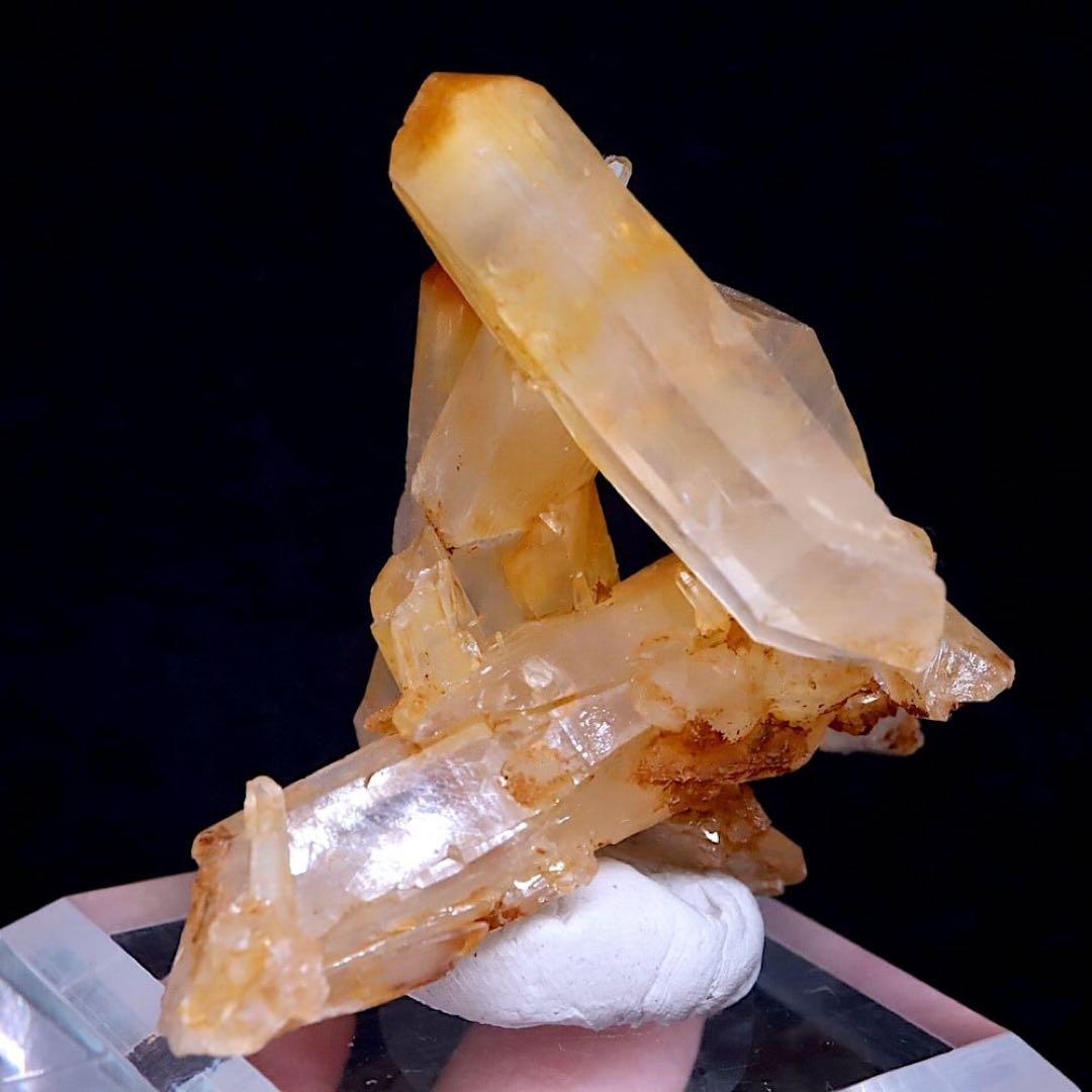 マンゴークォーツ ハロイサイト 水晶 46.5g MQ031 鉱物 天然石 原石