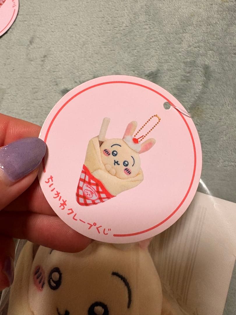 ちいかわクレープくじC賞ハチワレうさぎ3点セットクレープになっちゃったマスコット