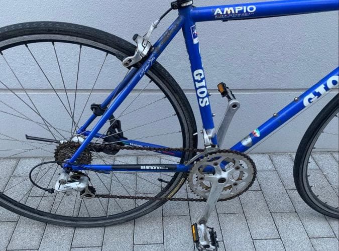 GIOS AMPIO クロスバイク 青