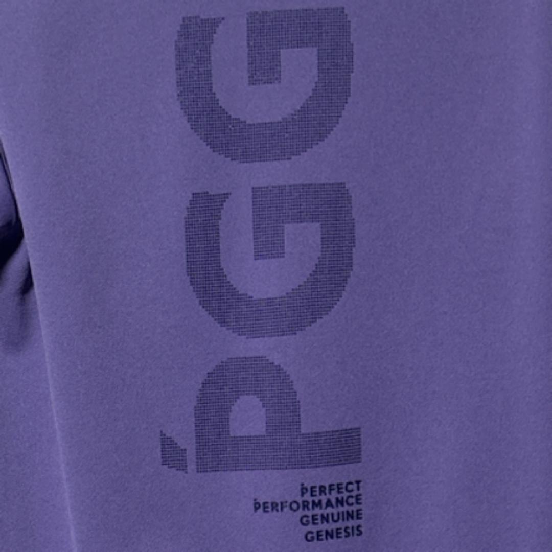 PGG ハイブリッドメッシュ長袖モックネックカットソー 4 パーリーゲイツ