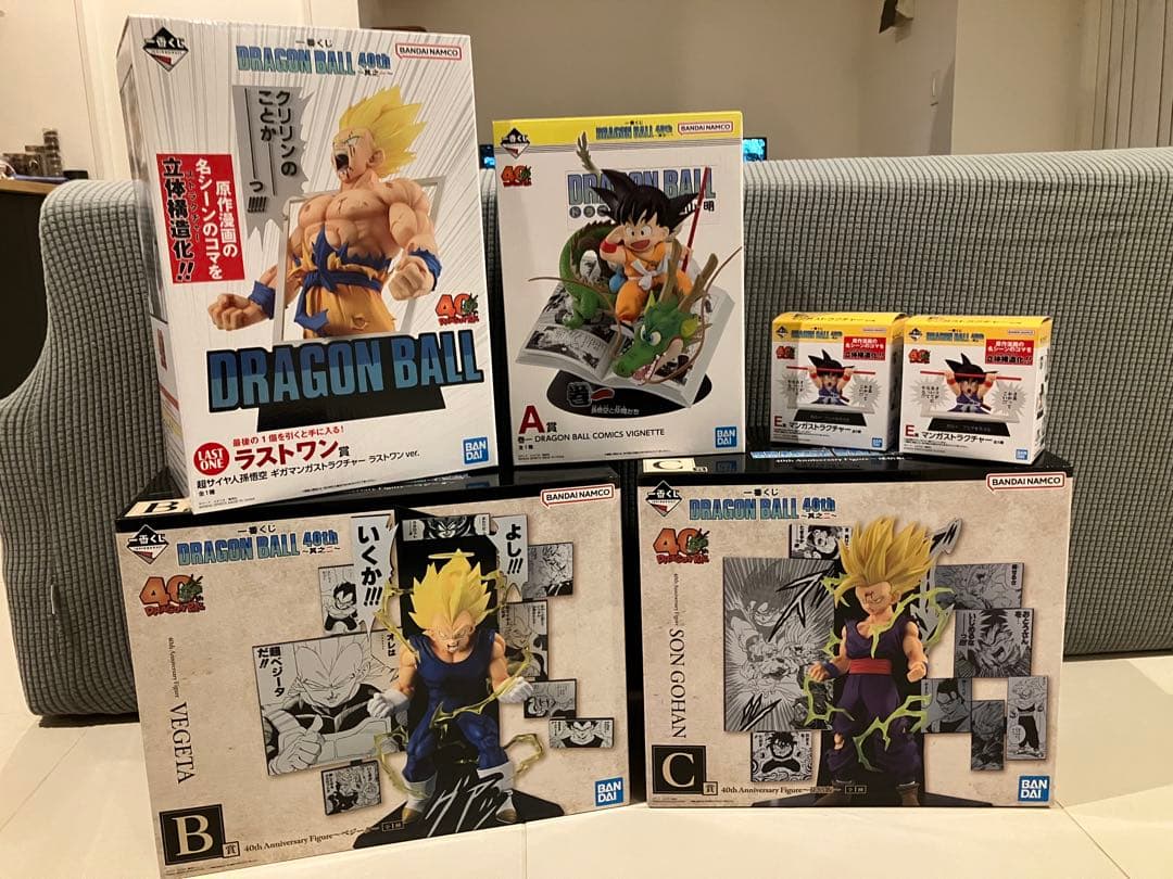 一番くじ　ドラゴンボール　40th 其之一　其之ニ　A賞　ラストワン賞等セット