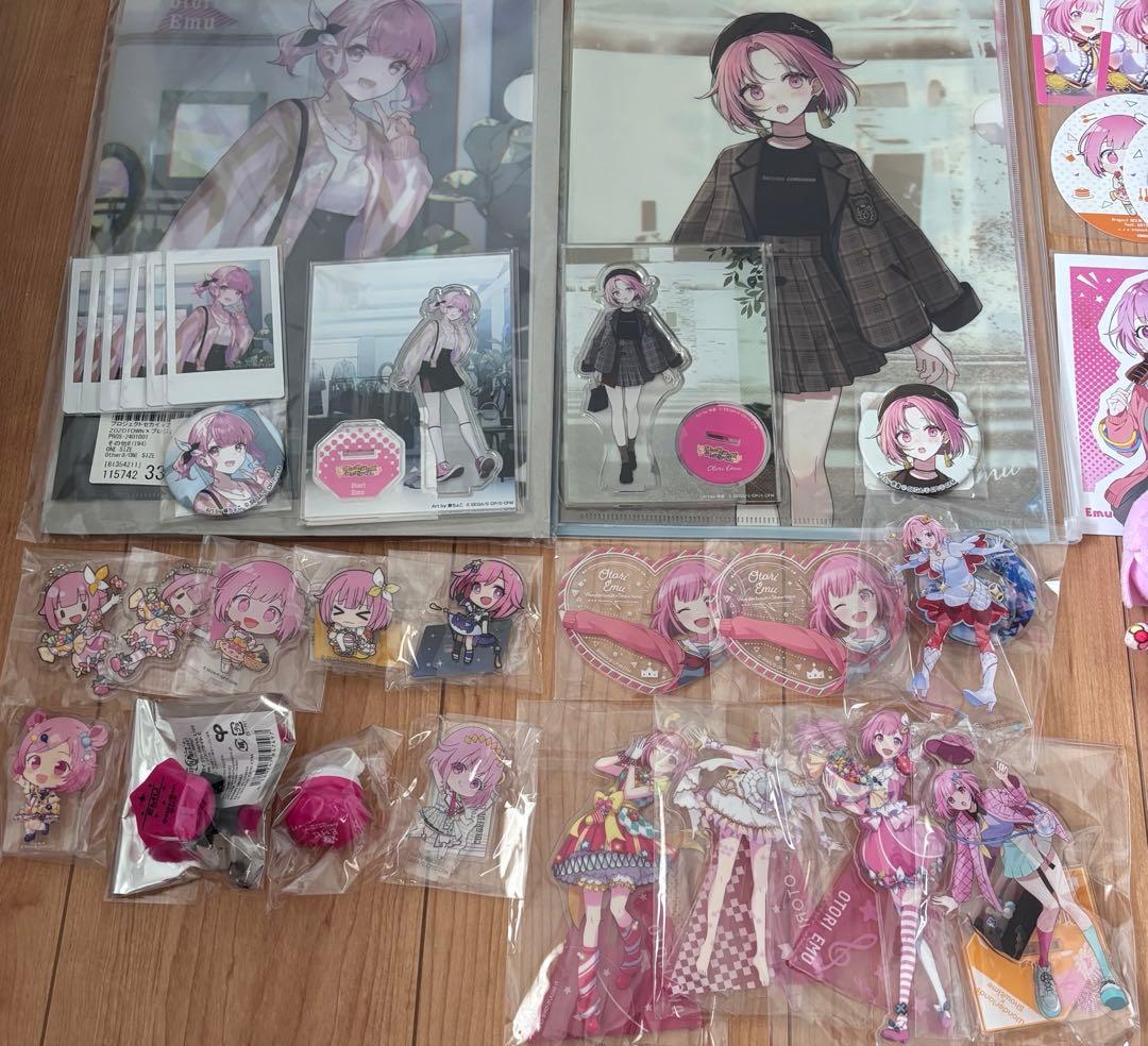 プロセカ 鳳えむ アクスタ 缶バッジ 色紙 エピカ リングライト 計120点