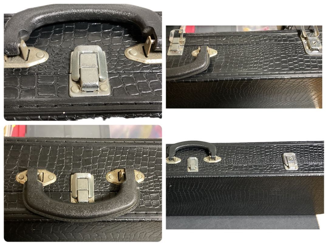 三味線 沖縄 楽譜付 合皮 クロコダイルケース付 楽器 ケース