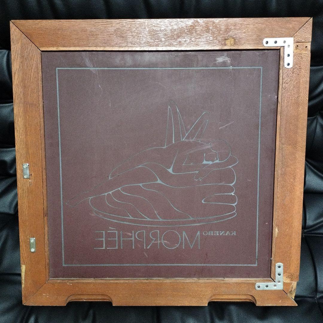 アンティーク KANEBO ミラー 販促品 昭和レトロ 企業物 美術品