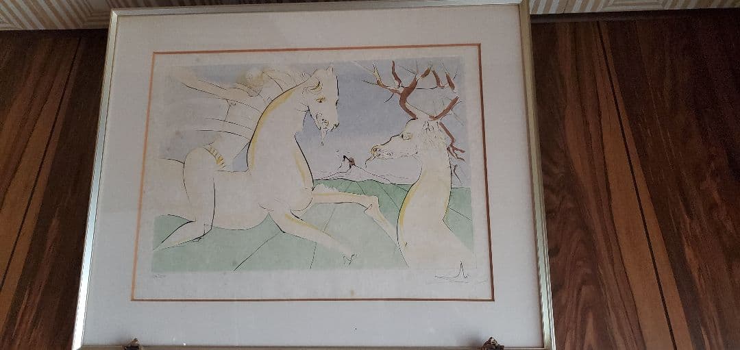 鹿と馬上の女 鑑定書有