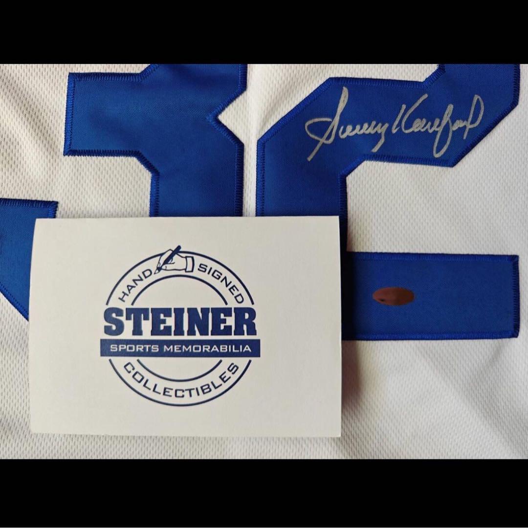 サンディ・コーファックス　ジャージ 直筆サイン入り　ドジャース