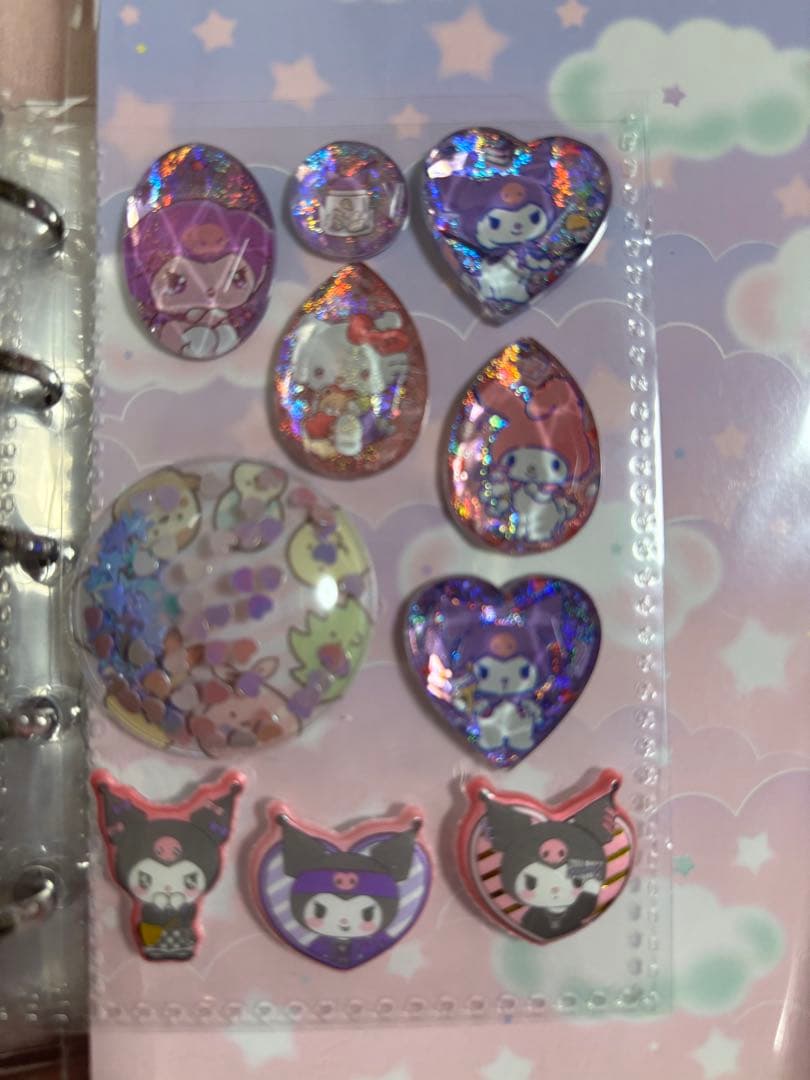 美品 シール帳 完成品 サンリオ ストーンシール ボンボンドロップシール2冊