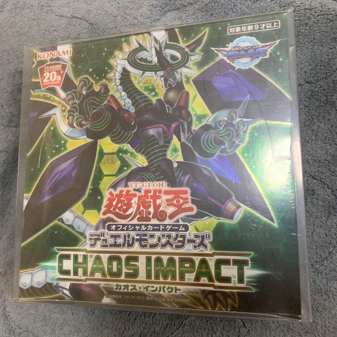 遊戯王OCG 20th CHAOS IMPACT 日本版　シュリ付き未開封BOX