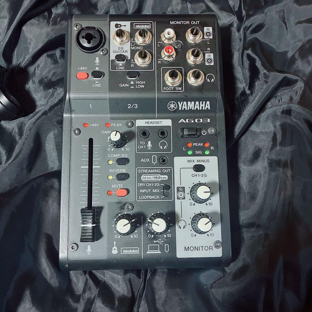 YAMAHA AG03 ミキサー マイク セット