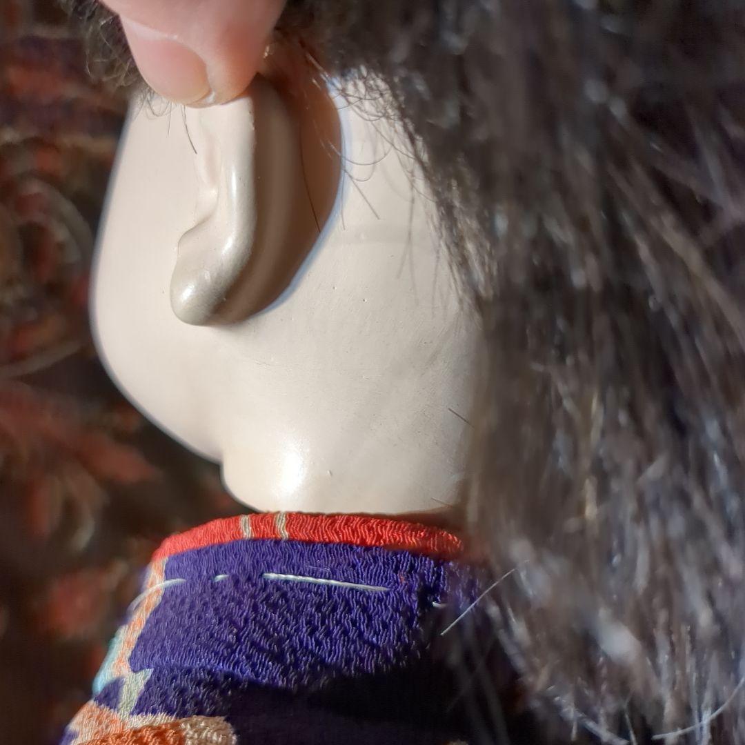 大難あり　銘あり　とても可愛らしい市松人形　12号