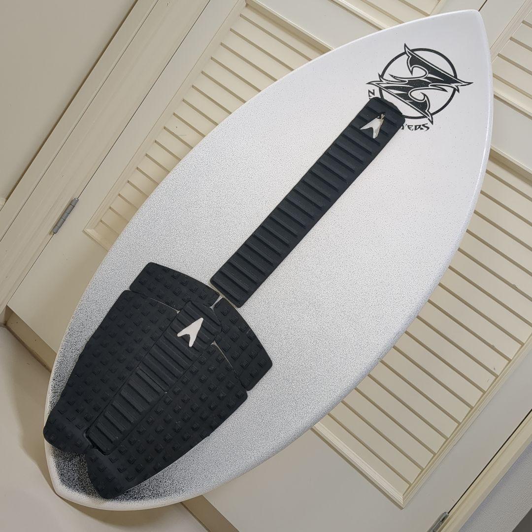 ザップ　スキムボード　サーフィン　デッキパッド　ホワイト