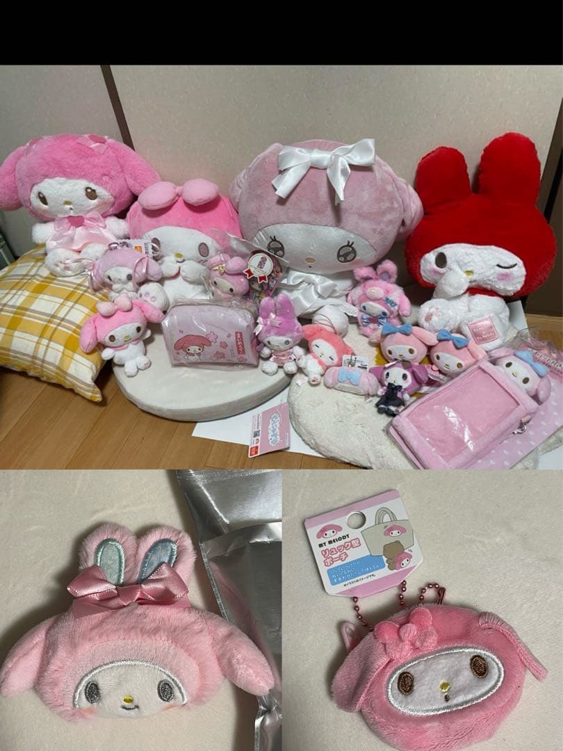 マイメロディ ぬいぐるみ　ポーチまとめ　18点