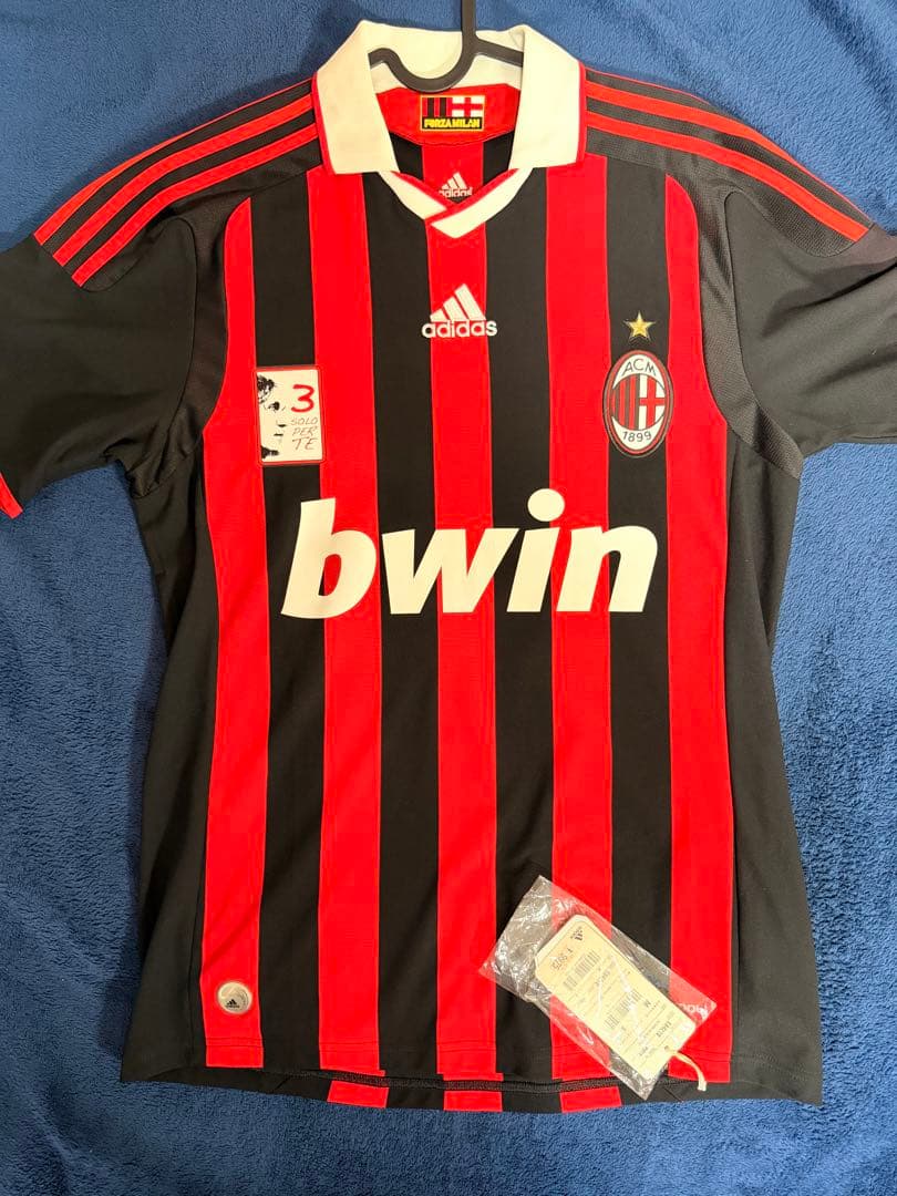【新品/正規品】ACミラン マルディーニ　引退　ラストユニフォーム Mサイズ