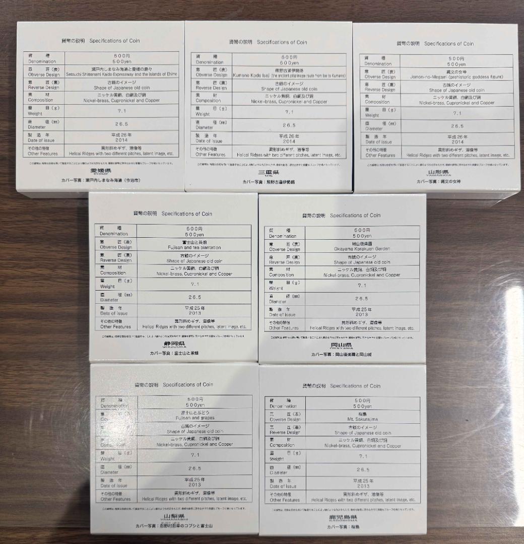 【※追加あり【未コンプリート】地方自治施行60周年 バイカラークラッド貨幣セット