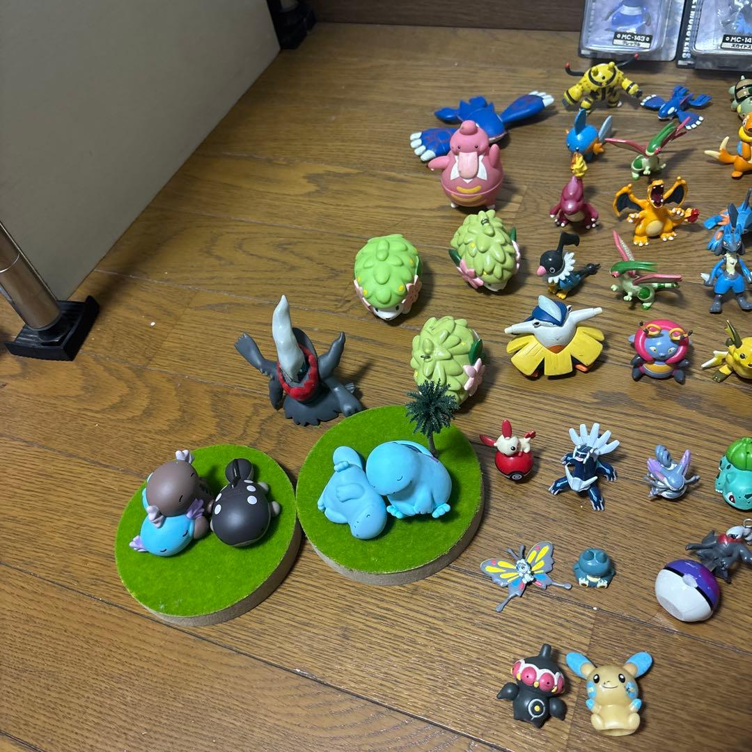 モンコレ　ワニノコ　クリア　ポケモンキッズ　指人形　ポケモン　フィギュア