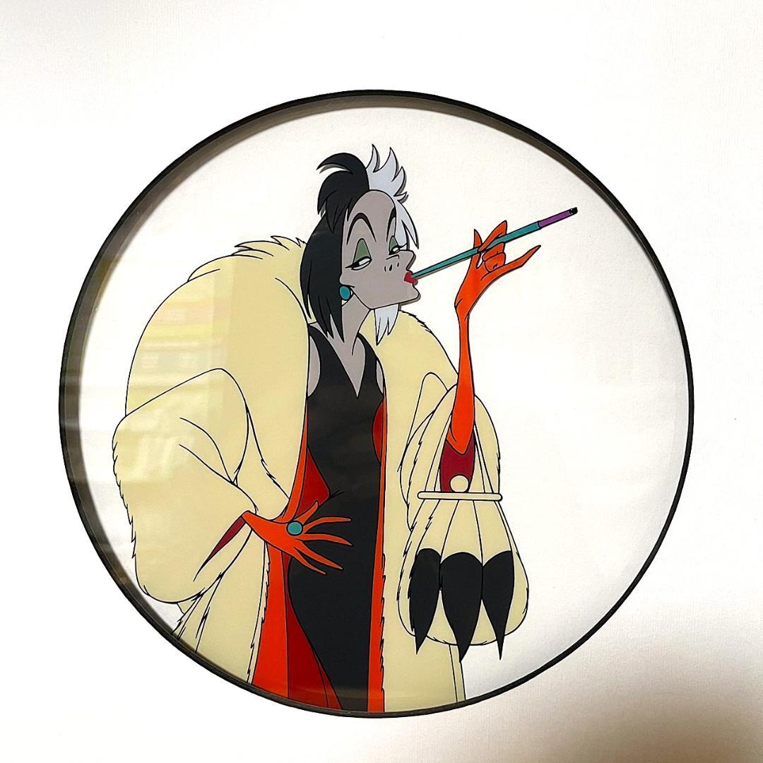 限定品★マレフィセント 魔女 白雪姫 クルエラ セリグラフ セル画 額縁