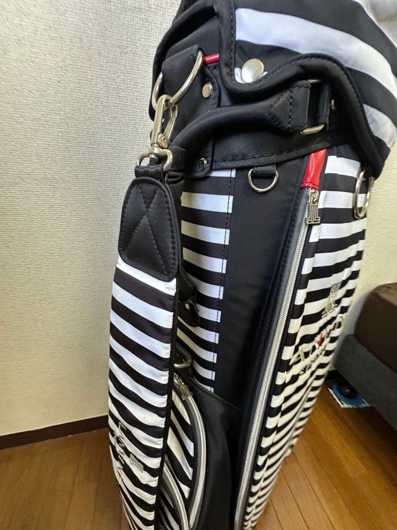 ランバンスポール LANVIN SPROT キャディバッグ ボーダー