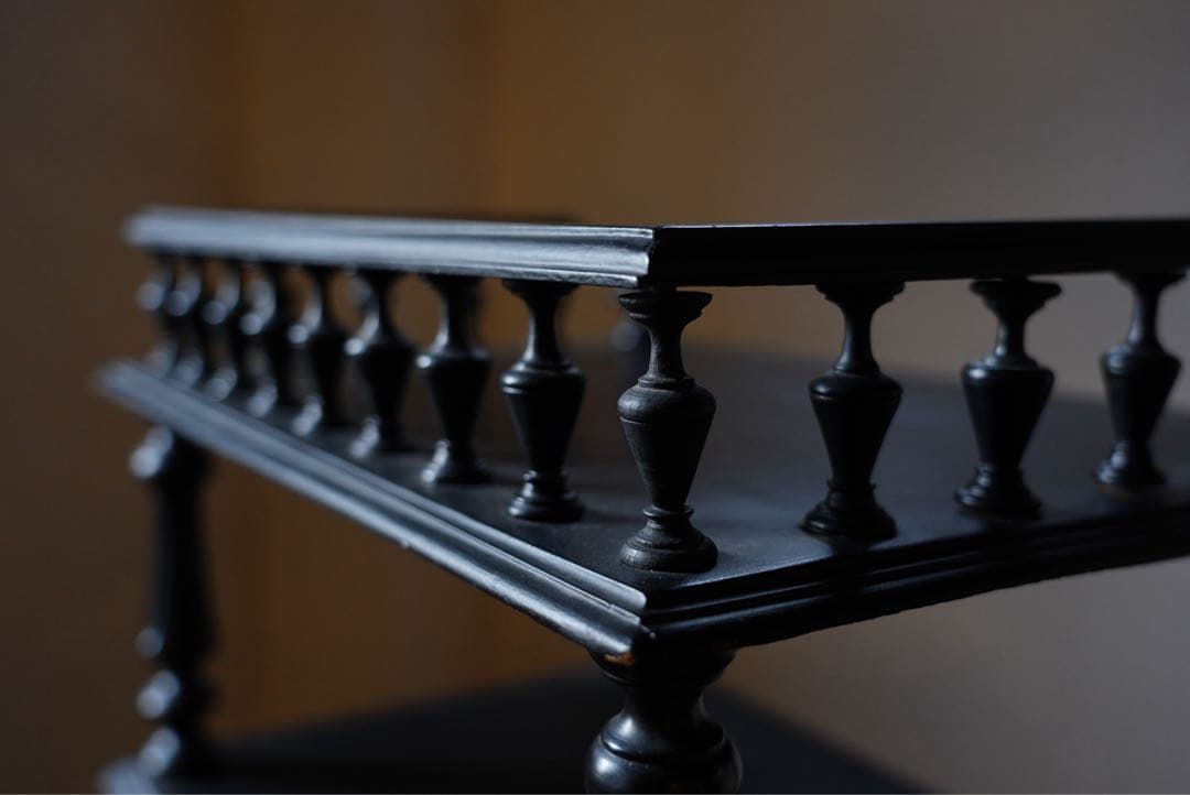 アンティーク　フランス　ナポレオン　ミュージックシェルフ　レコード　棚