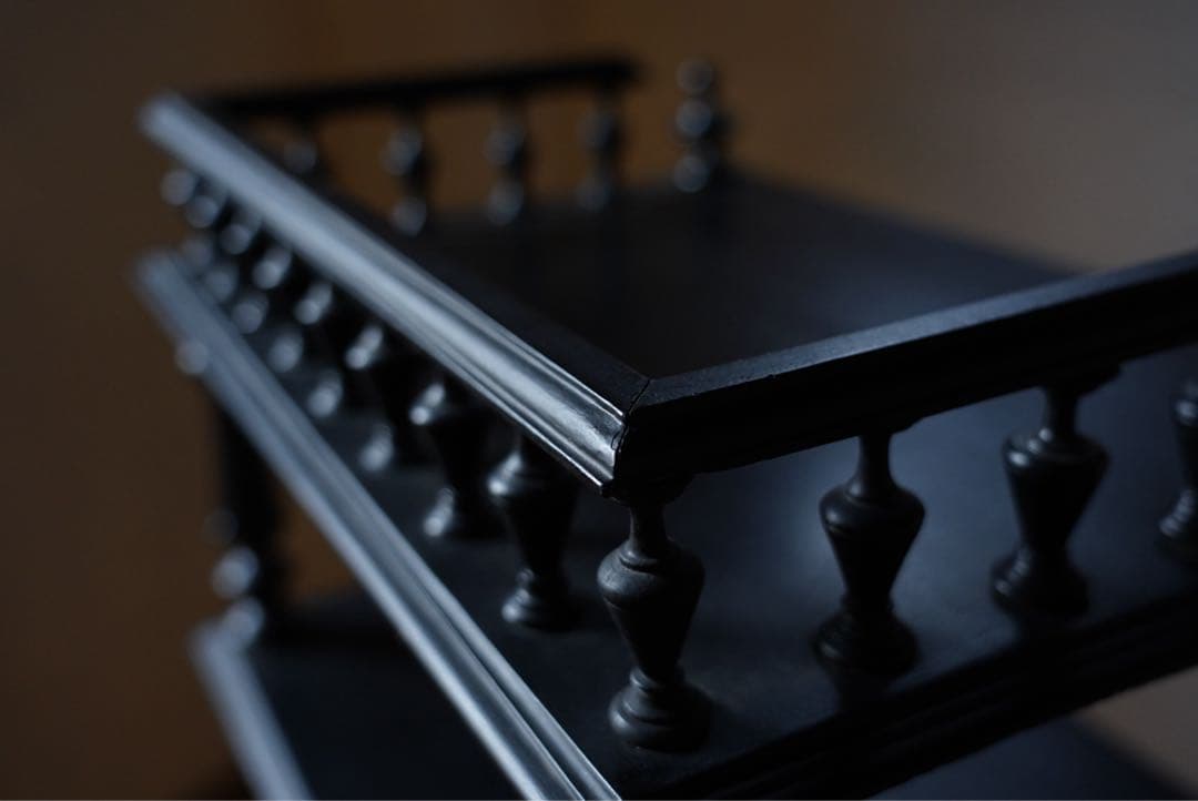 アンティーク　フランス　ナポレオン　ミュージックシェルフ　レコード　棚