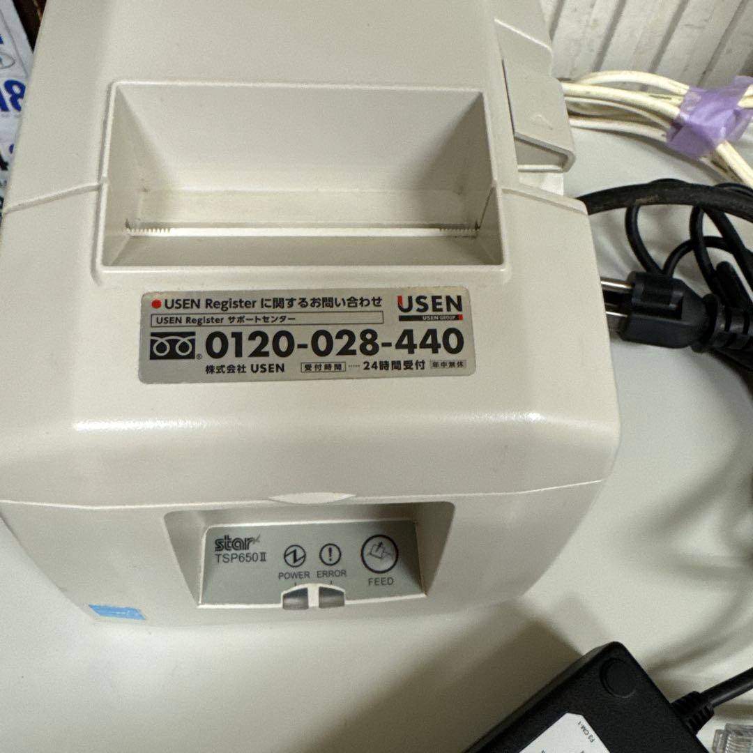 star TSP650II レシートプリンター キャッシュドロア 中古品 動作可