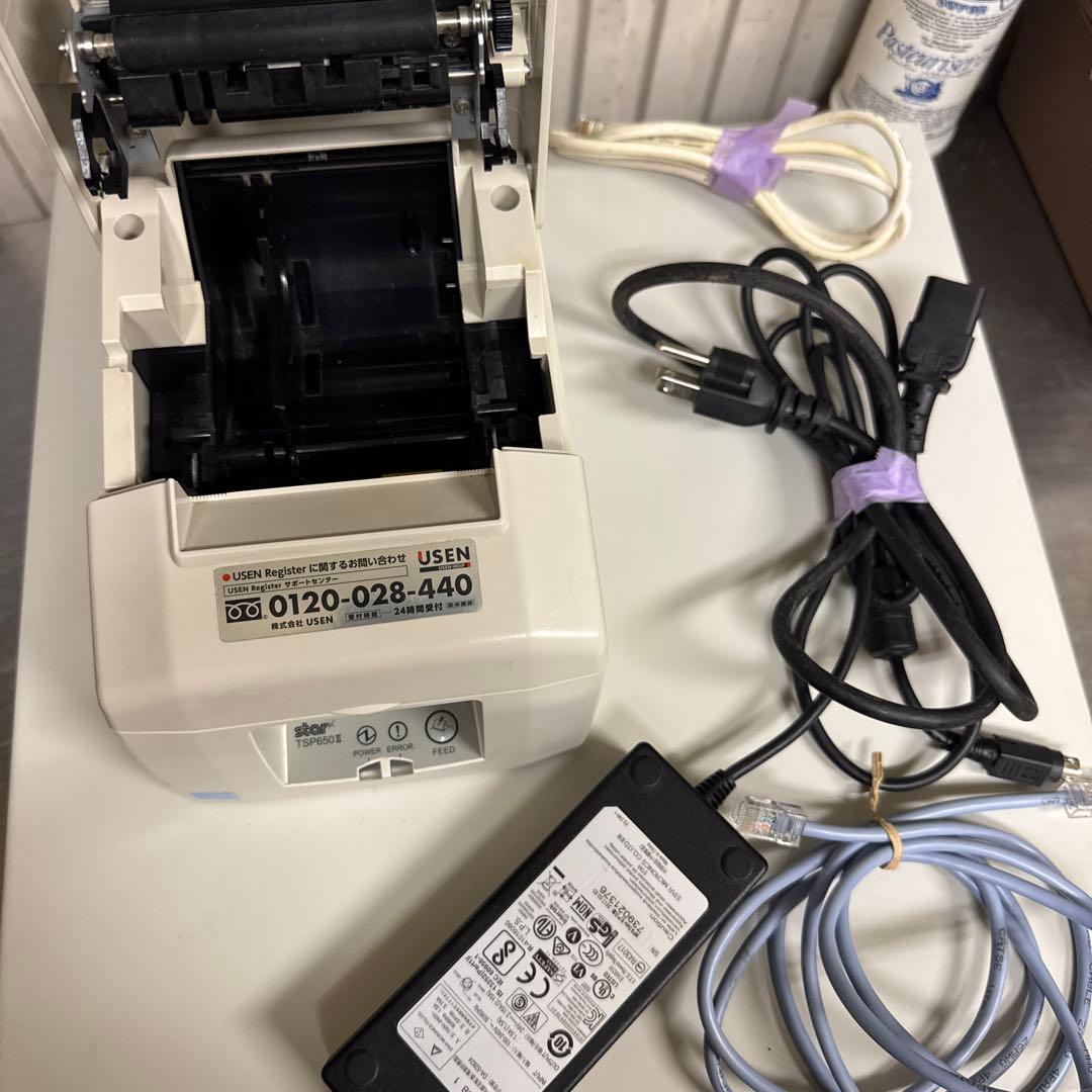 star TSP650II レシートプリンター キャッシュドロア 中古品 動作可