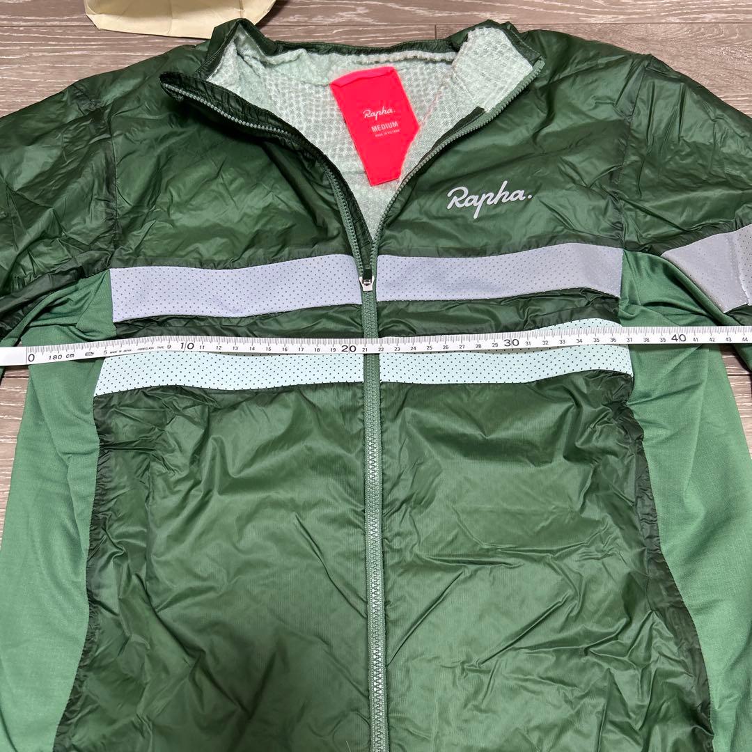 メルカリ市限定値下【未使用品】Rapha ウィンドブレーカー グリーン