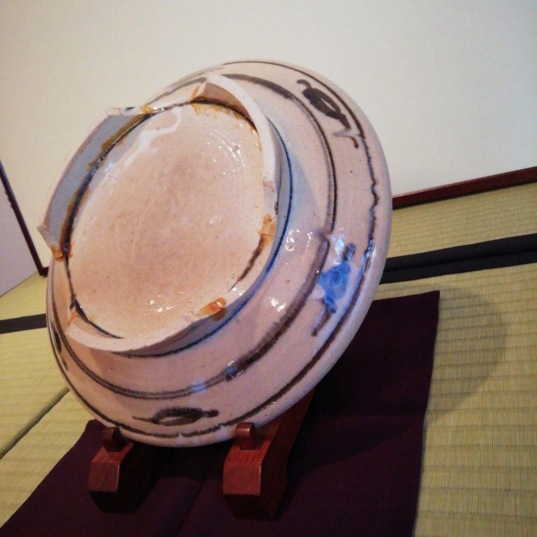 茶道具　清水日呂志　梅平皿　萬古焼　裏千家　表千家