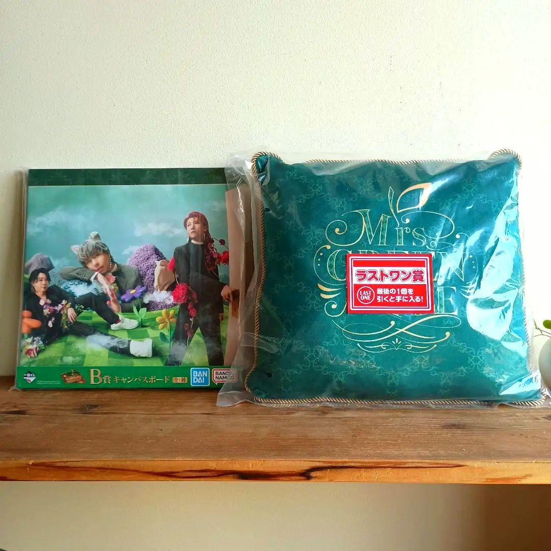 Mrs.GREEN APPLEミセス一番くじ　クッション＆ボードセット