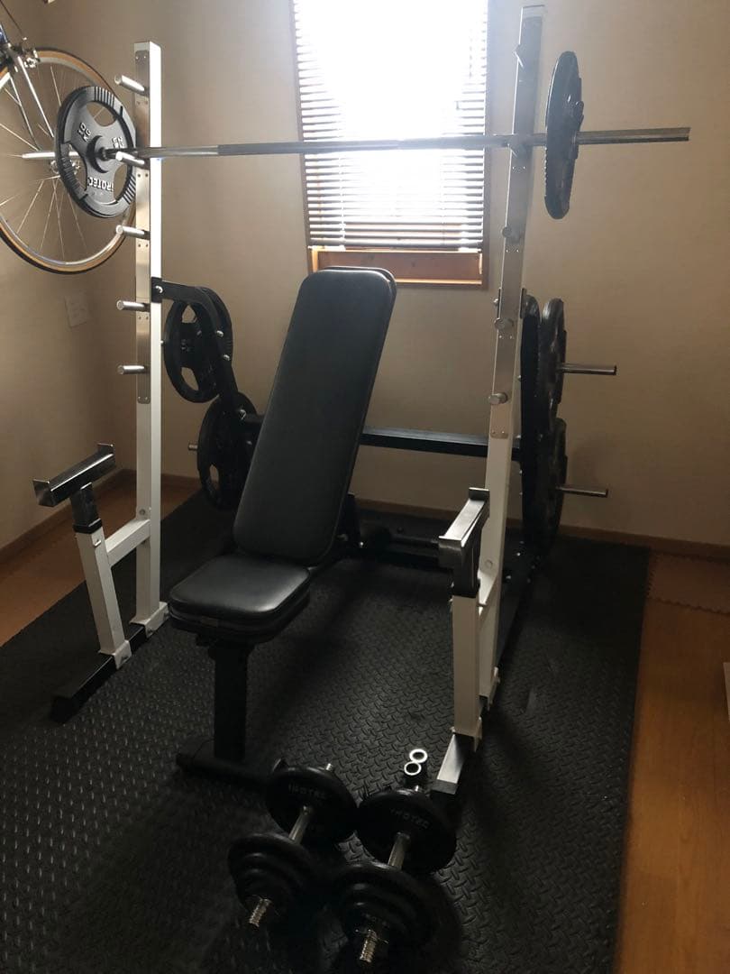 兵庫県　引取限定　iROTEC スクワットハーフラック　セット　　パワーラック