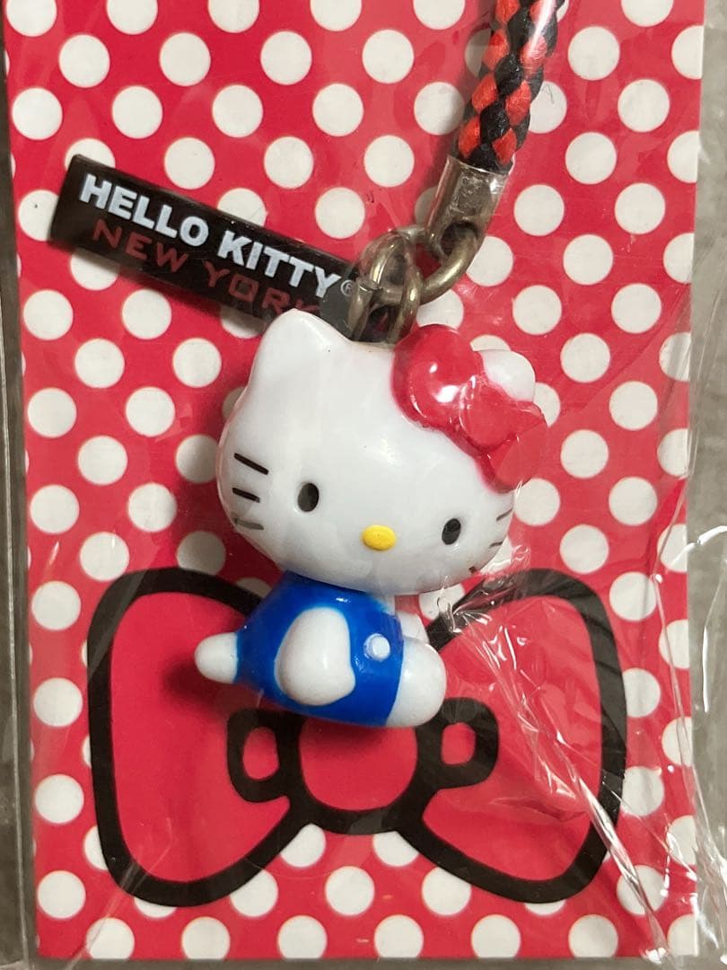 【2009年/希少】根付け ブラックキティ ニューヨーク限定⭐︎2点セット