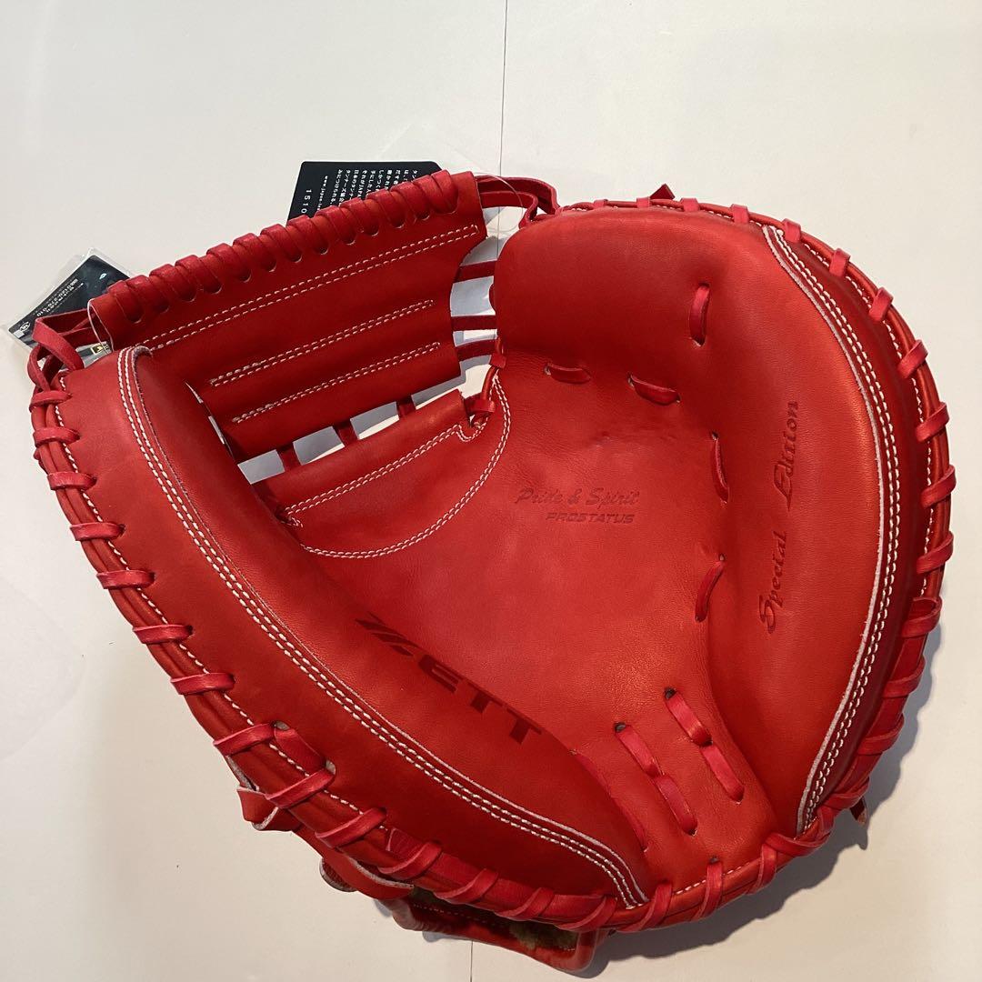 新品 ZETT 硬式キャッチャーミット プロステイタス 右投げ