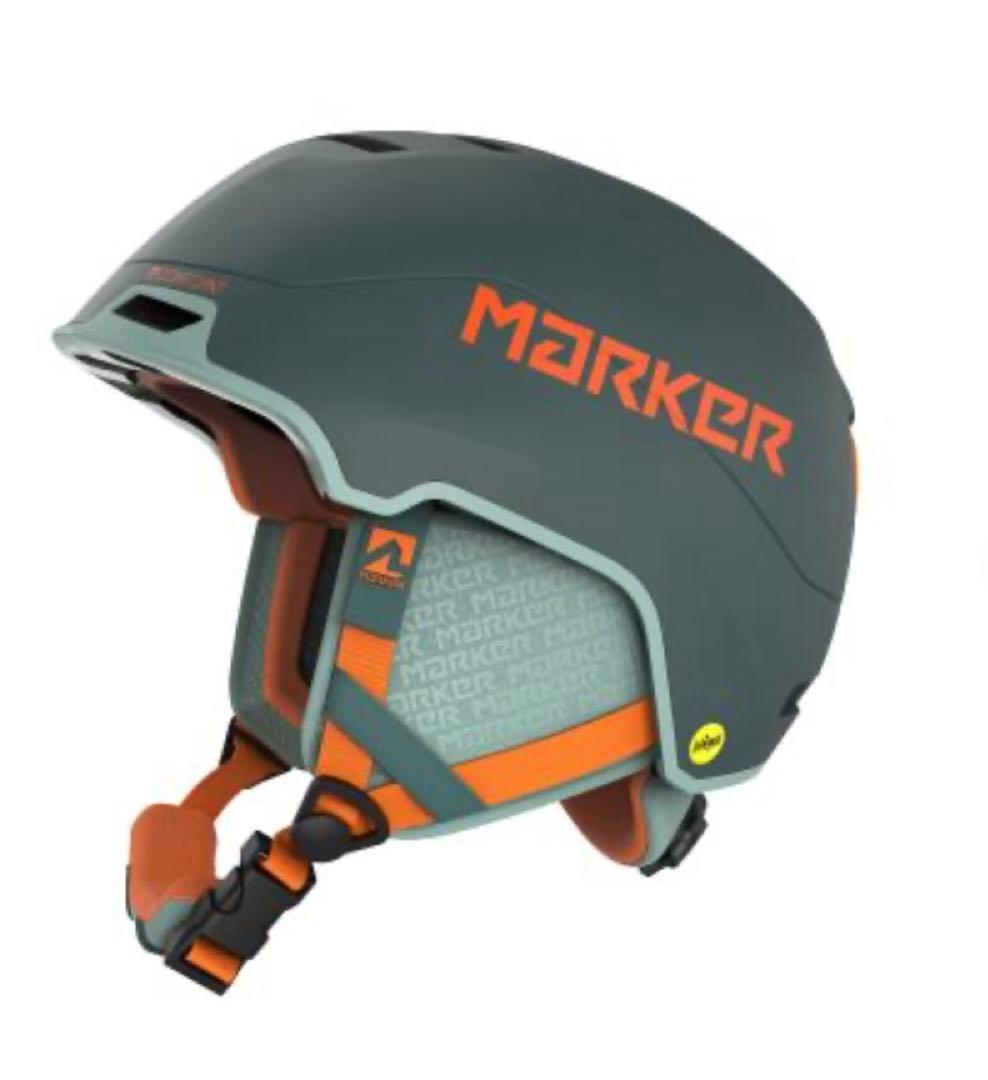新品未使用MARKER ヘルメット CONFIDANT MIPSグリーンオレンジ