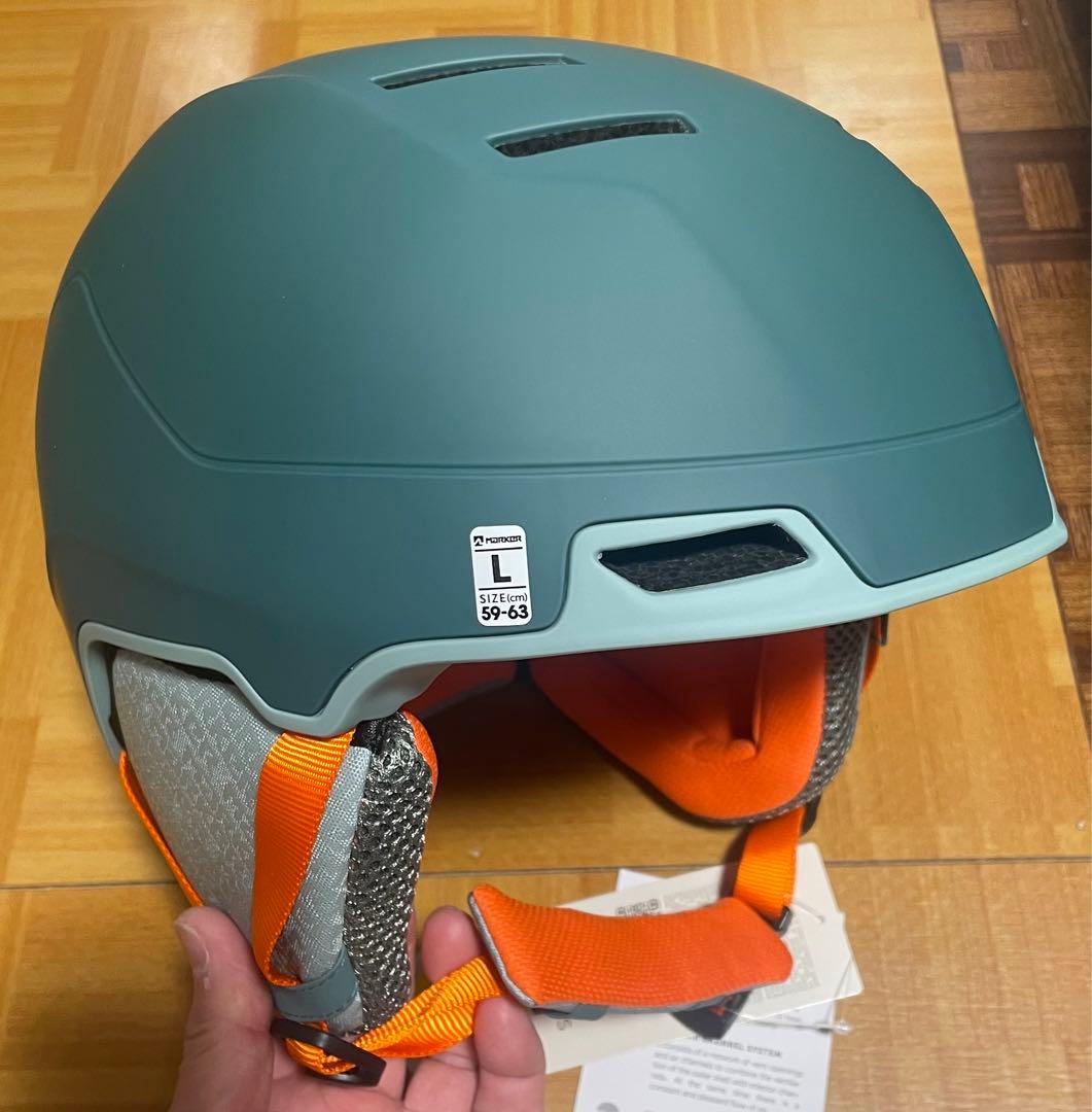 新品未使用MARKER ヘルメット CONFIDANT MIPSグリーンオレンジ