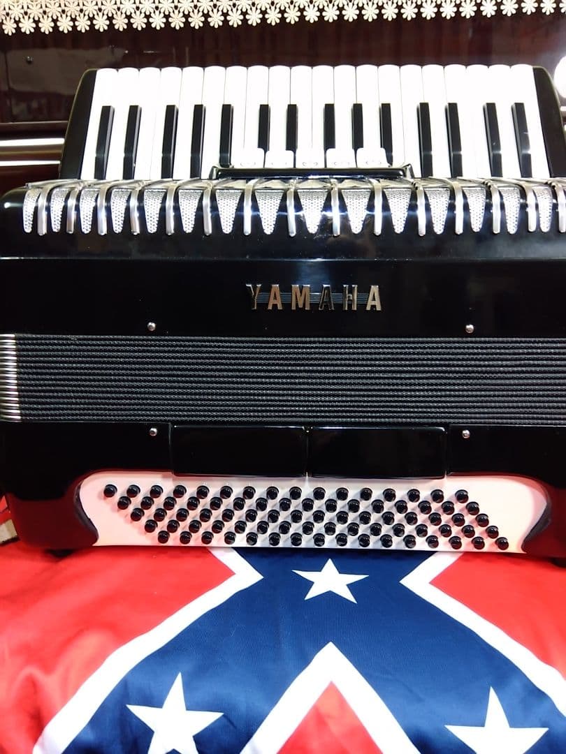 【即演奏可】YAMAHA YA-80 アコーディオン 独奏用高級モデル自宅保管品