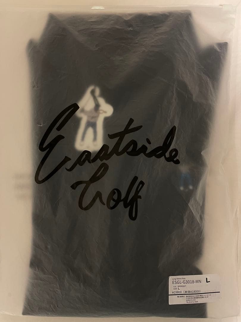 Eastside Golf ネイビー 長袖ポロシャツ イーストサイドゴルフ