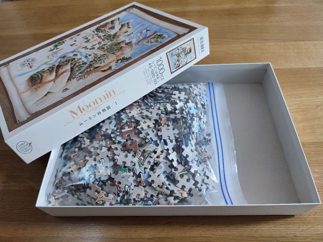 ムーミン谷地図 Ⅰ ジグソーパズル 1000ピース