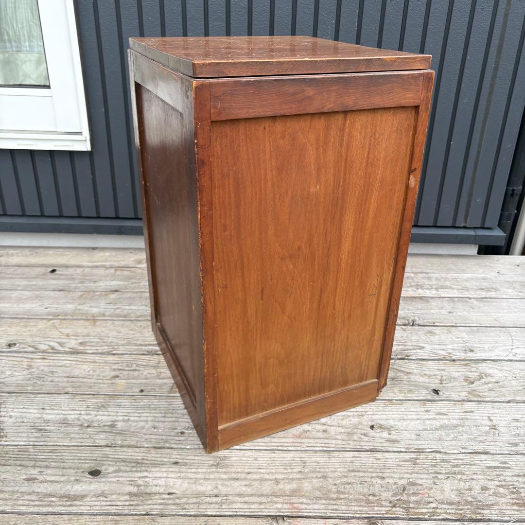 昭和レトロ アンティーク 古家具 道具箱 木製チェスト 4段 タンス 小箪笥