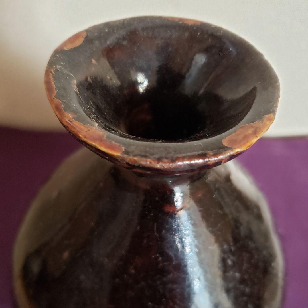 No130　古瀬戸鉄釉徳利　瀬戸　美濃　江戸前期