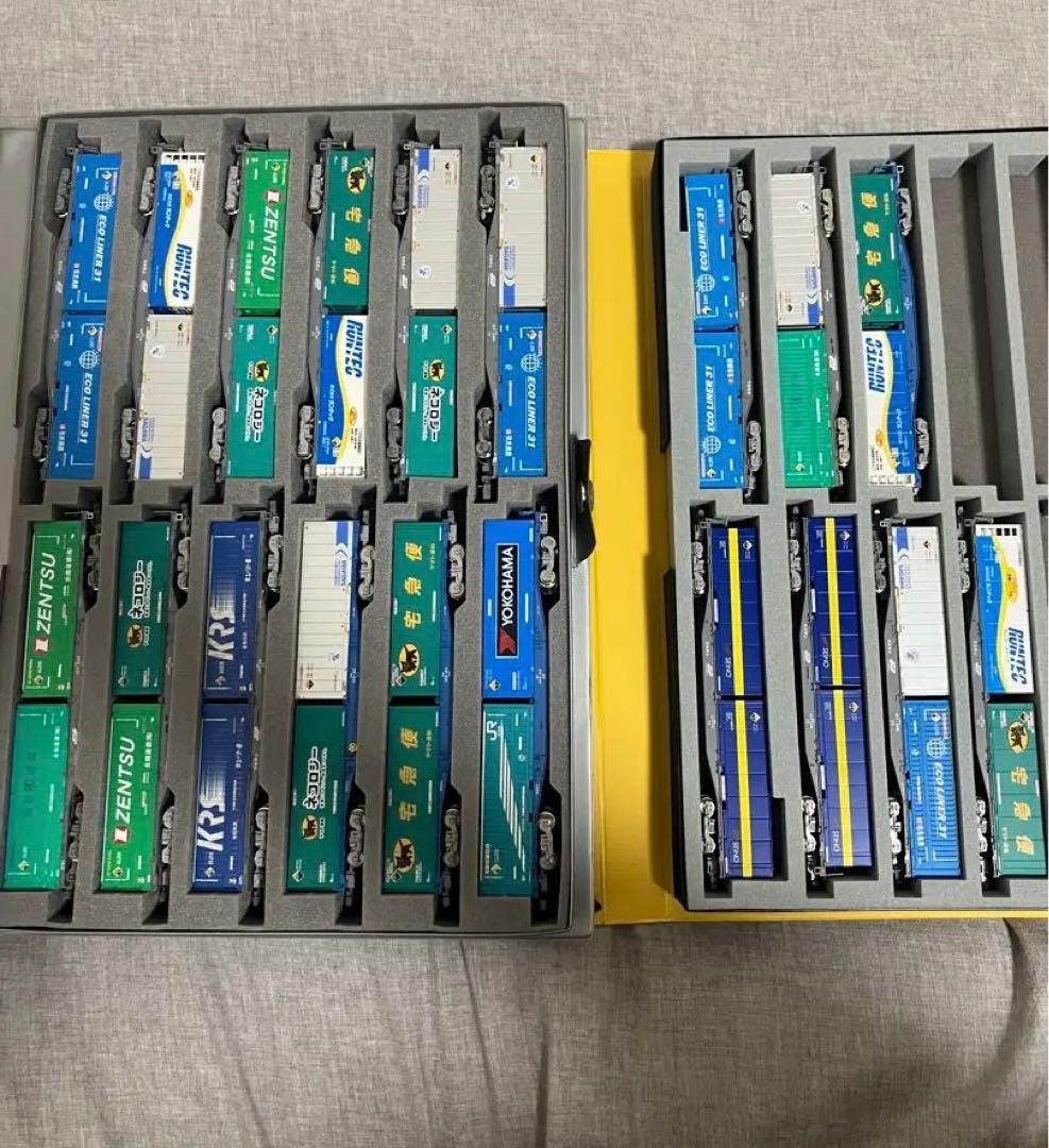 Nゲージ コキ19両セット コンテナ積載