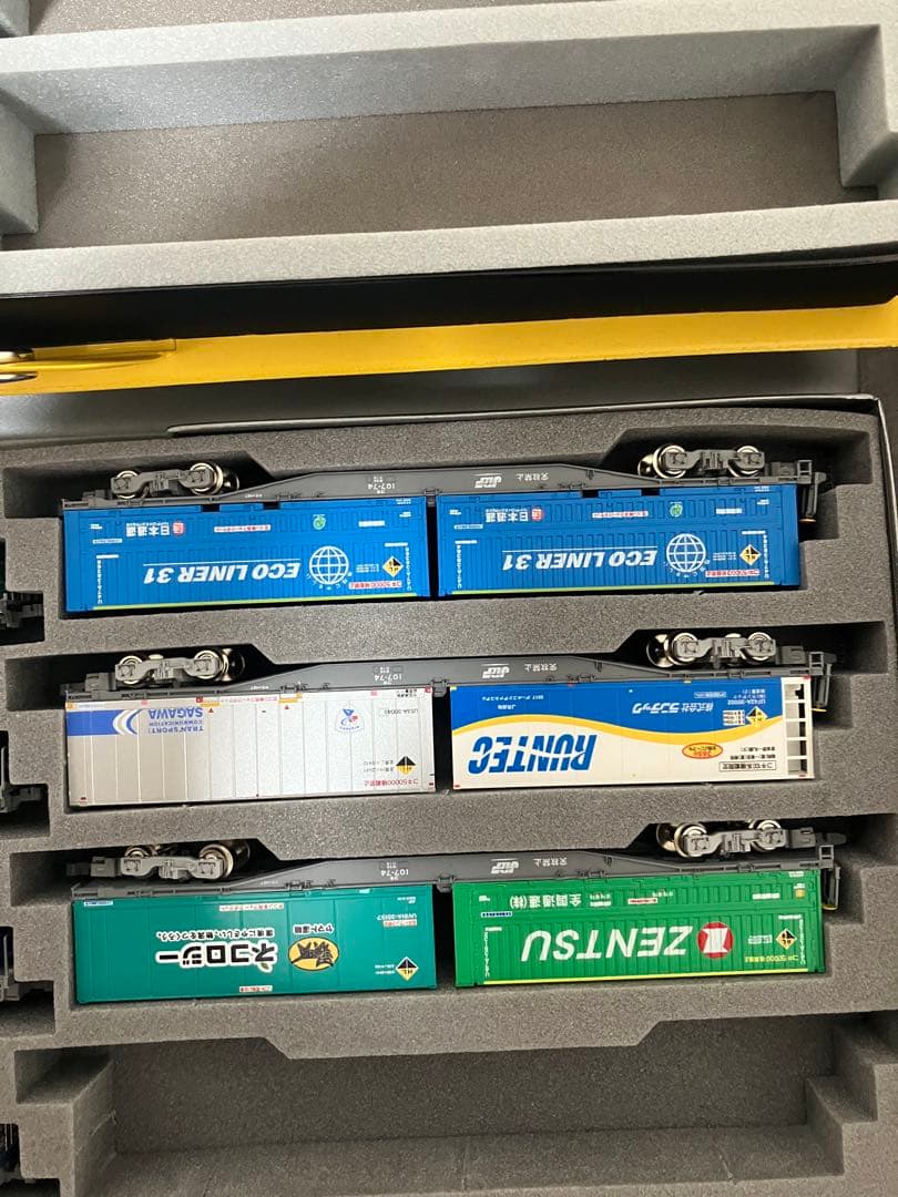 Nゲージ コキ19両セット コンテナ積載