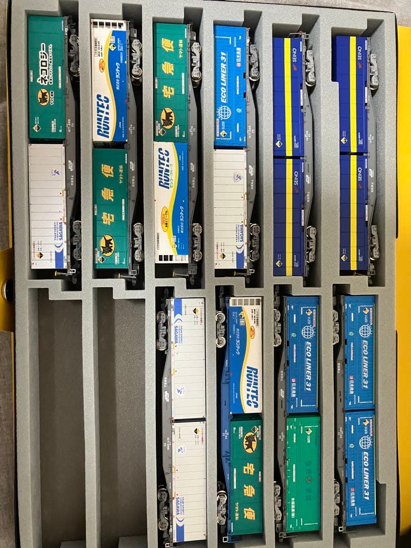 Nゲージ コキ19両セット コンテナ積載