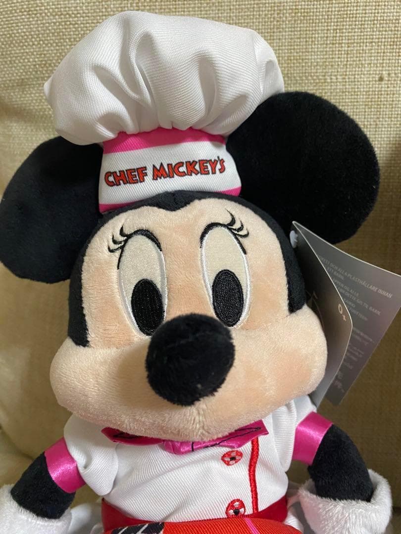 海外ディズニー WDW限定 シェフミッキー ぬいぐるみ ミッキーミニーペア