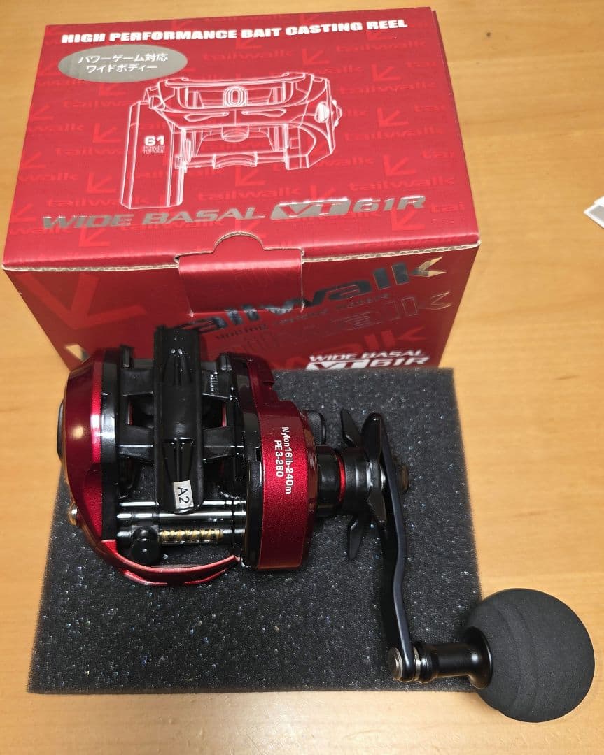 tailwalk WIDE BASAL VT 61R ベイトリール　新品　右巻き