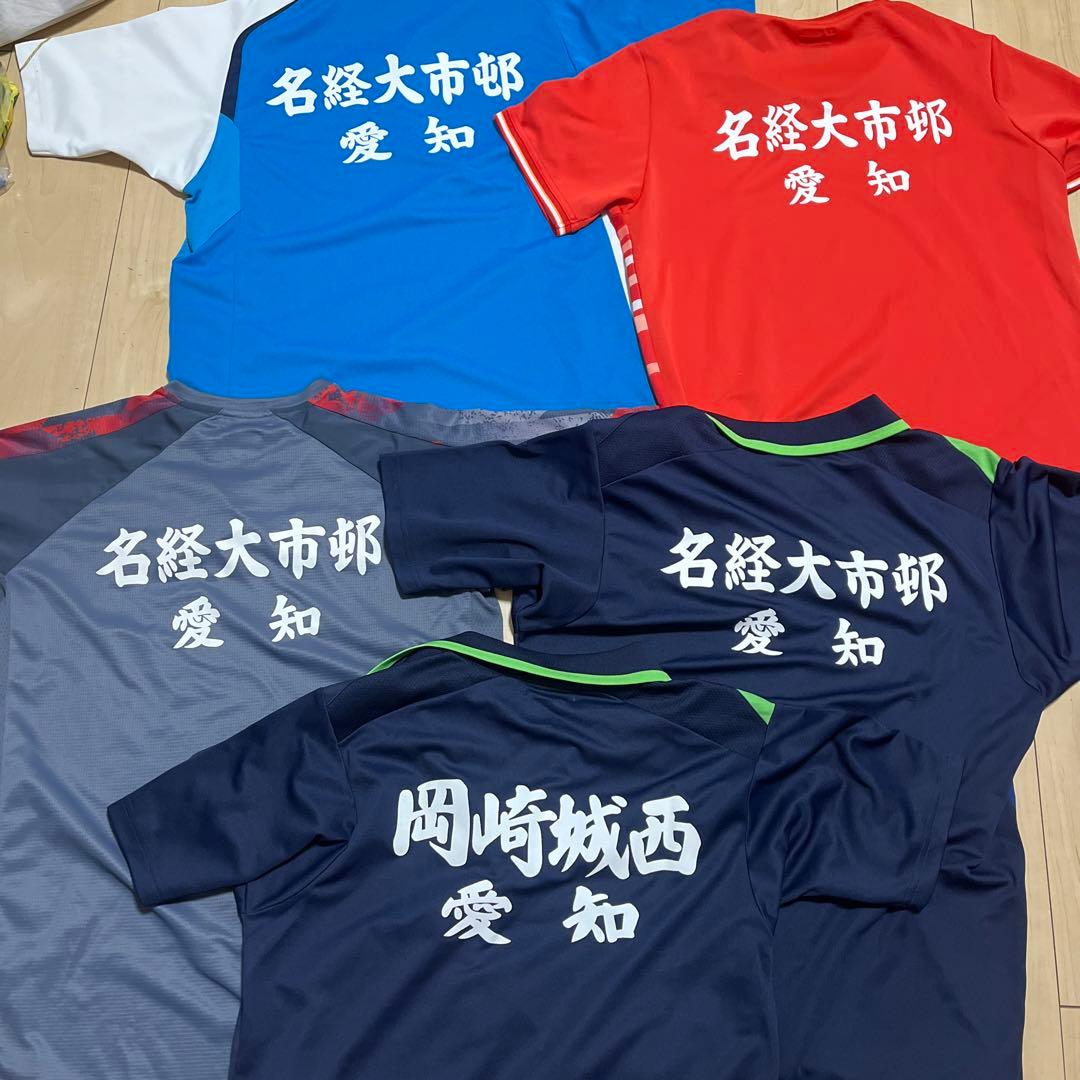 ５枚　名経大市邨　城西　M ユニフォーム　バドミントン　ヨネックス ウェア　愛知