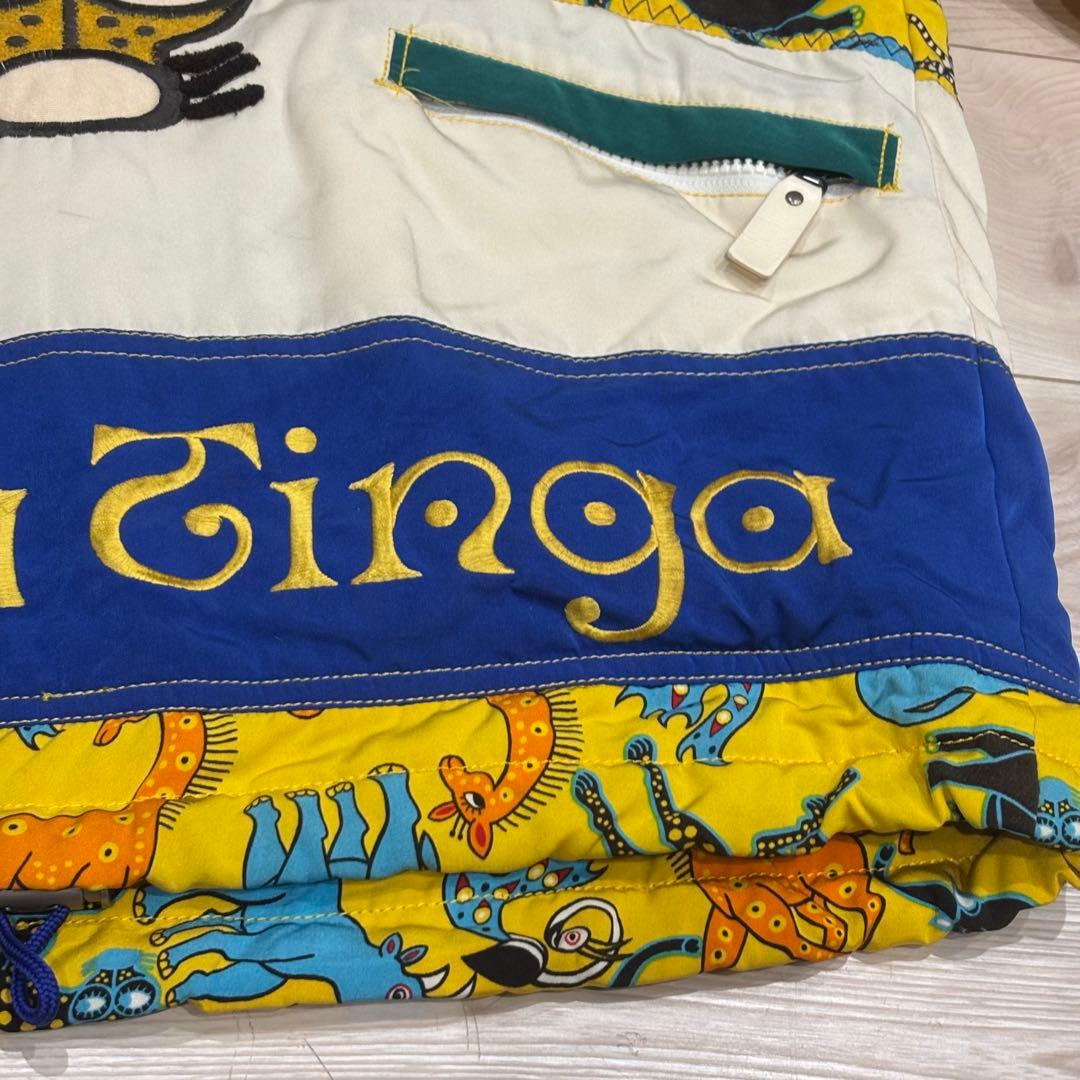 DESCENTE Tinga Tinga柄 ジャケットとオーバーオールセット