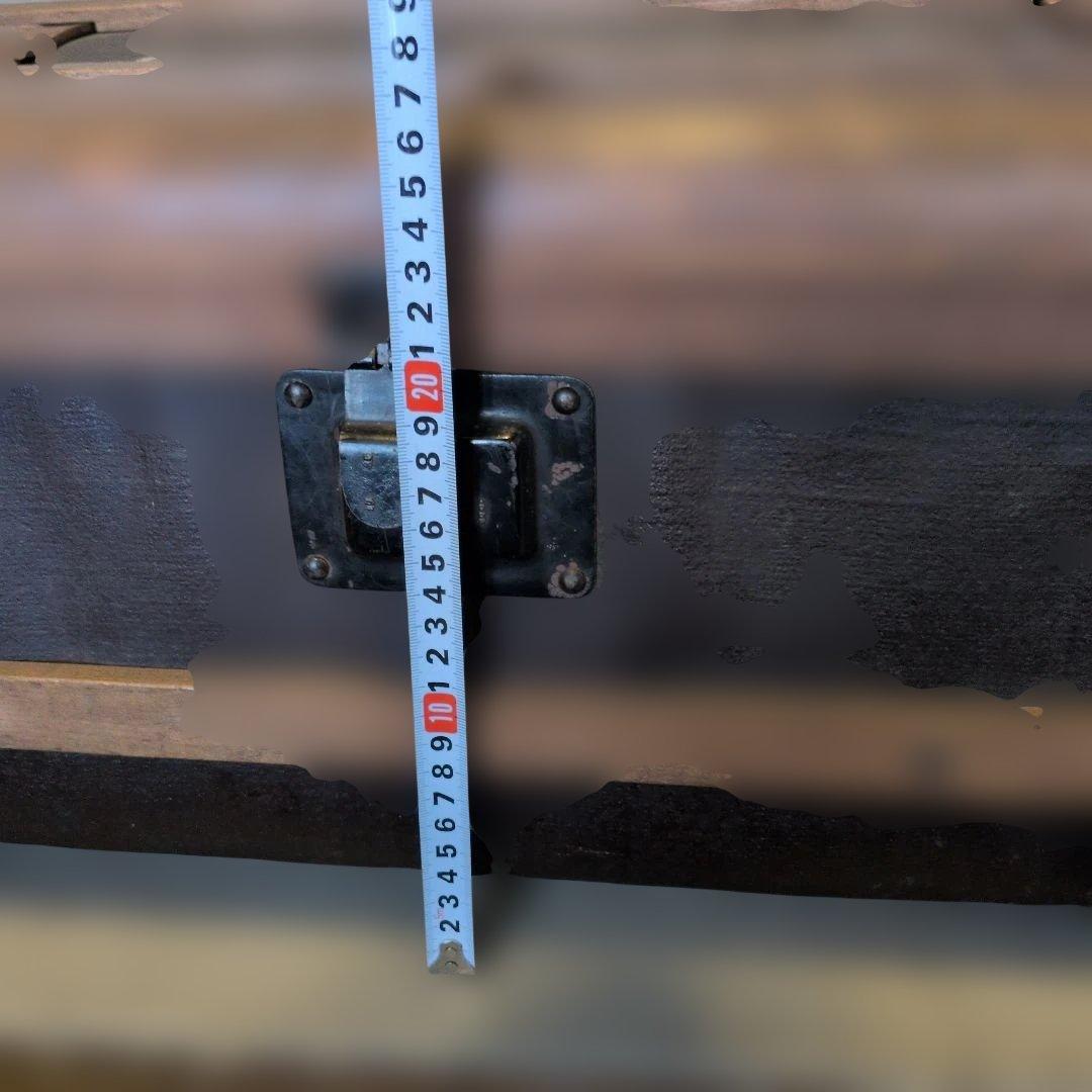 旧日本軍　ヴィンテージ レザー収納トランク