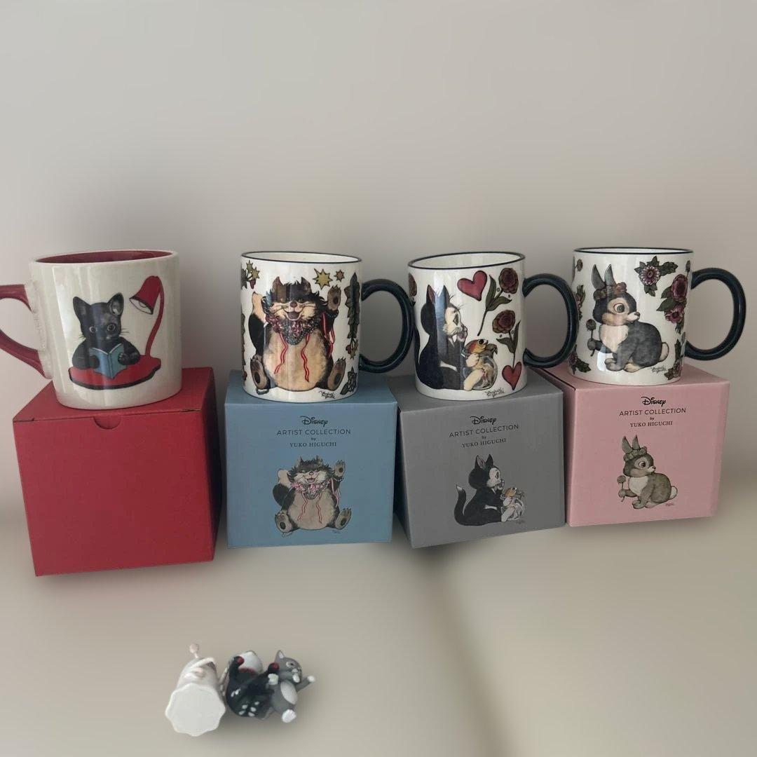 ディズニーストア　 角川ホラー文庫　マグカップ　４個セット ヒグチユウコ