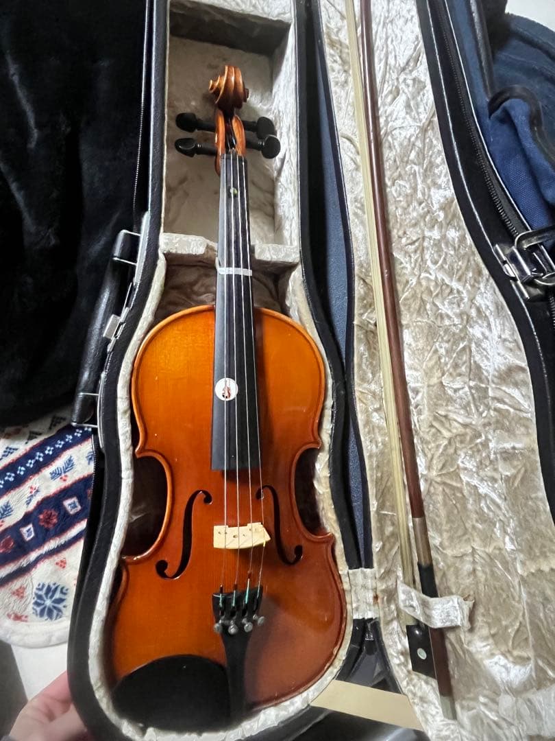 木製バイオリン 4弦 ケース付き